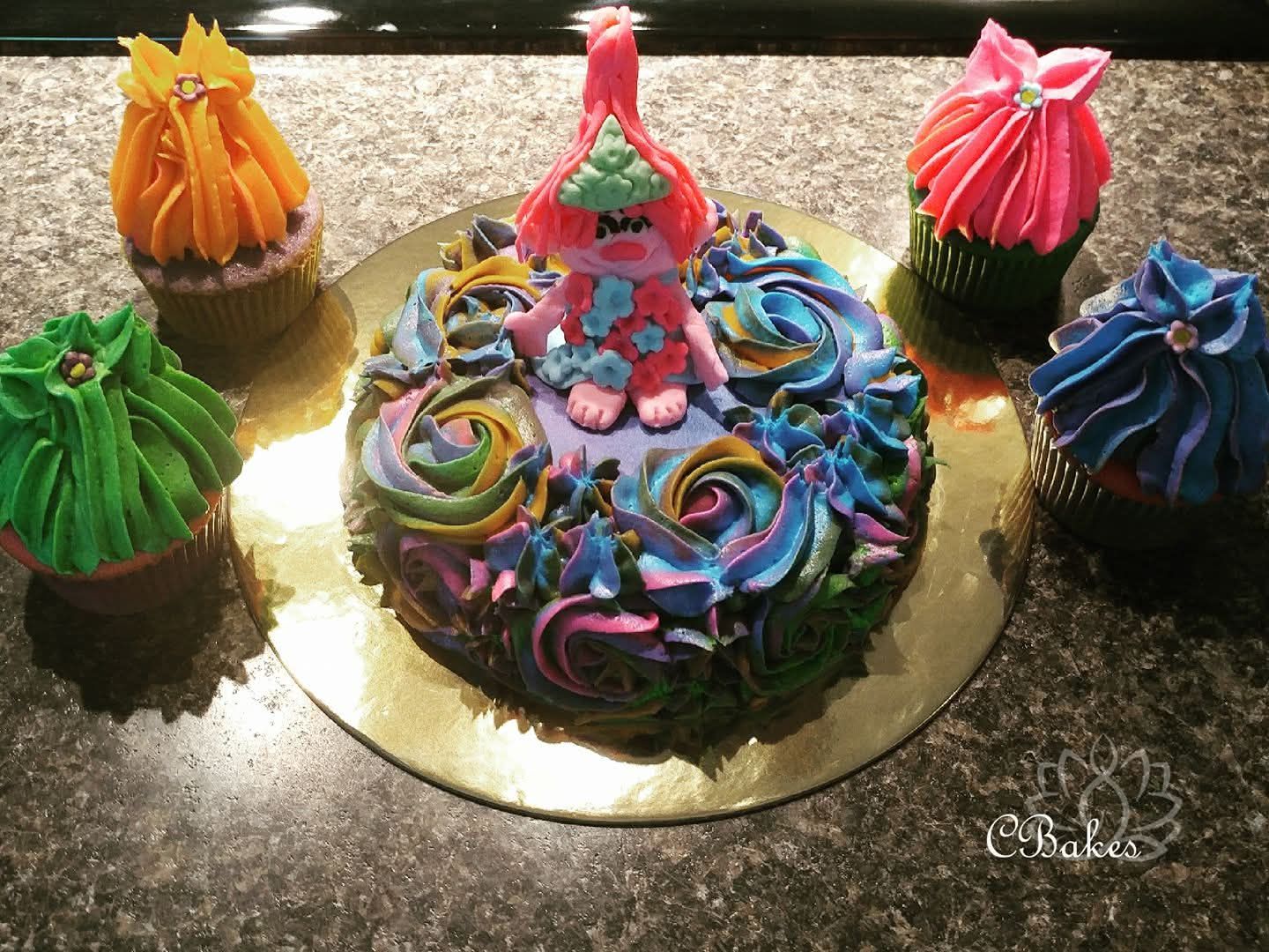 Buttercream 4" Or 6" Cake- 1 Layer