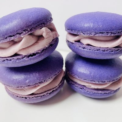 New Flavor- Grape Macarons (12) 