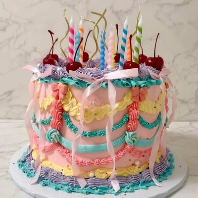 8in Cake  Round/Heart 