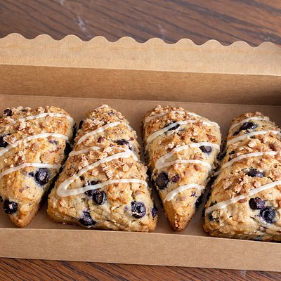 Blueberry Coffee Cake Scones (4 Pack)