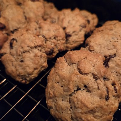 Box Of Sourdough Oatmeal Raisin Cookies