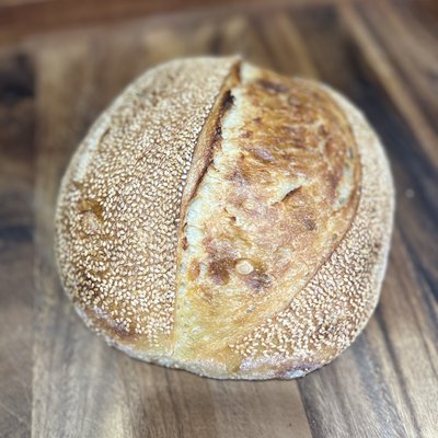 Sesame Sourdough Loaf