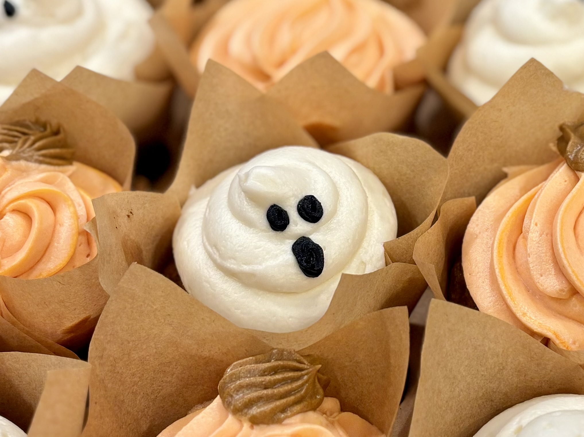 Halloween Pumpkin Spiced Cupcakes - 1 Dozen
