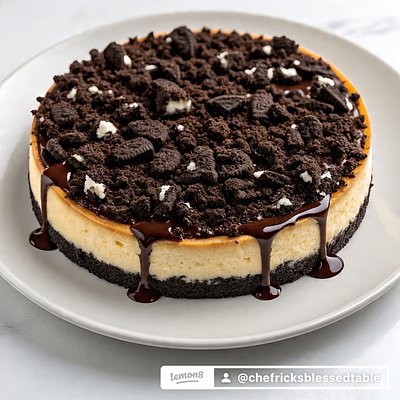 Oreo cookie overload cheesecake