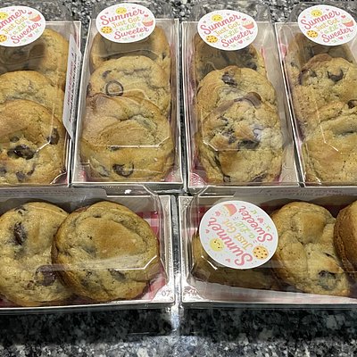 Dark Chocolate, Sea Salted Sourdough Cookies