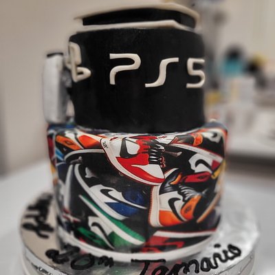 PS5 Game Console w/ Controller, Jordan Sneaker Cake Wrap