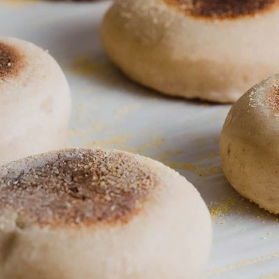 Sourdough English Muffins 