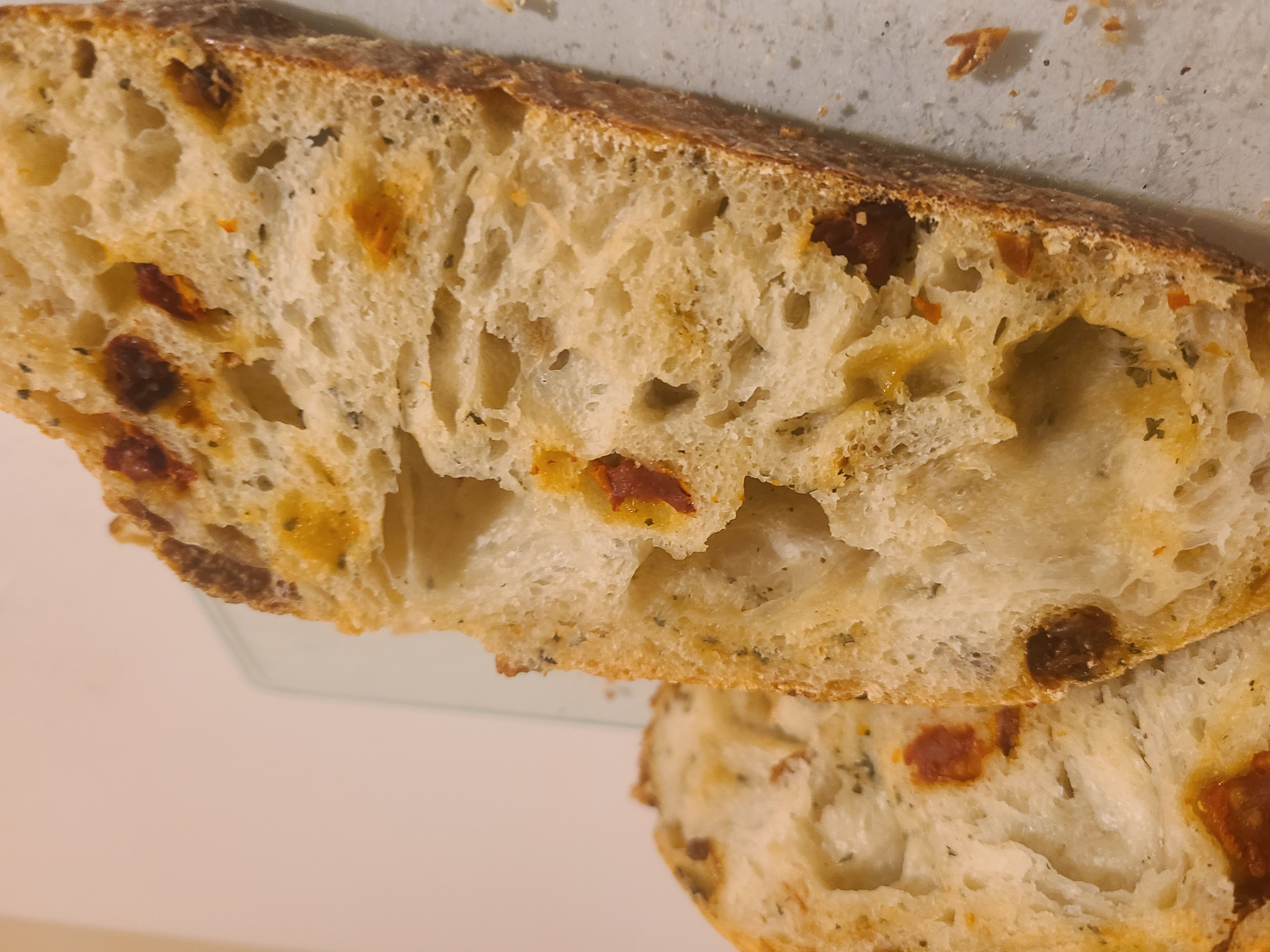 Sundried Tomato Basil Sourdough Bread