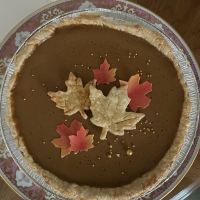  Pumpkin Pie  (Other Fruit Pies Available)