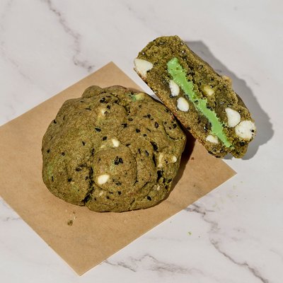 Matcha Cookie (Gluten-Friendly, Nut Free, & Sourdough)