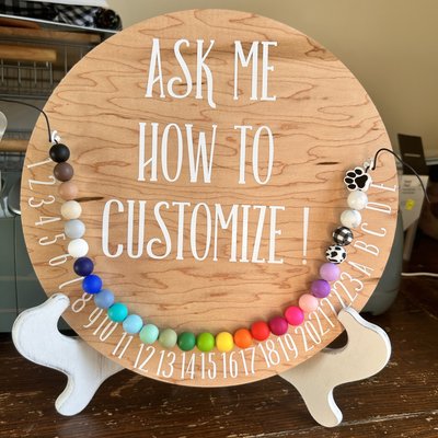 Decorative Beaded Collar (Custom Size)