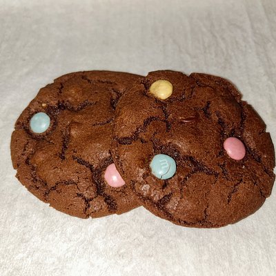 Double Chocolate M&M Cookie