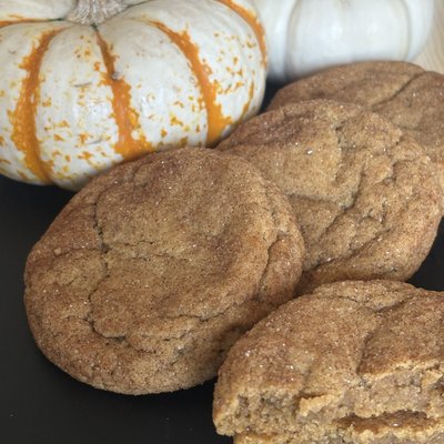Sourdough Pumpkin Snickerdoodle Cookies (1/2 Dozen)