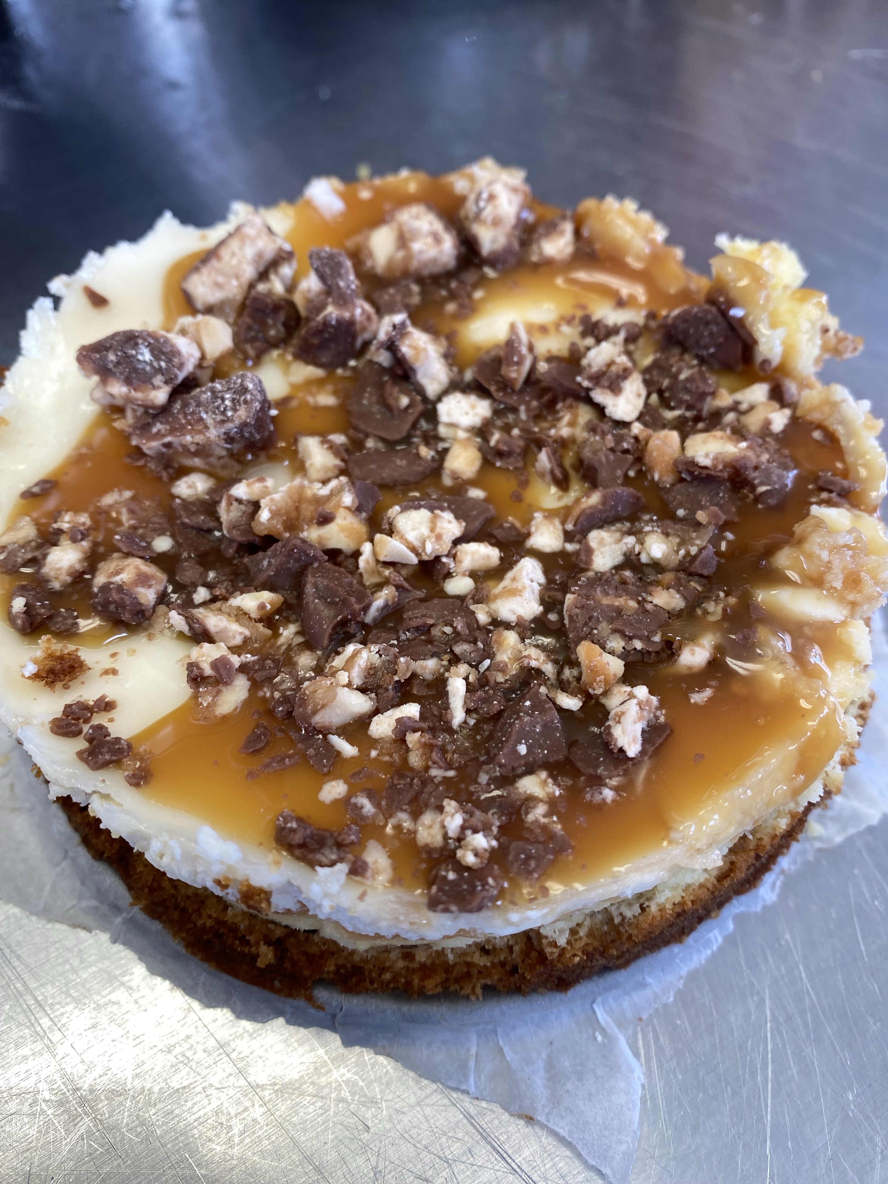 Mini Snickers Cheesecake 