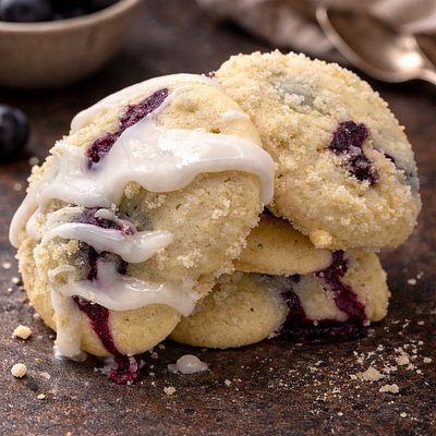 Blueberry Muffin Cookies 