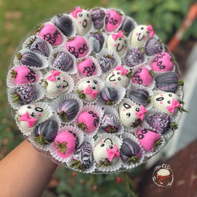Halloween Strawberry platter 