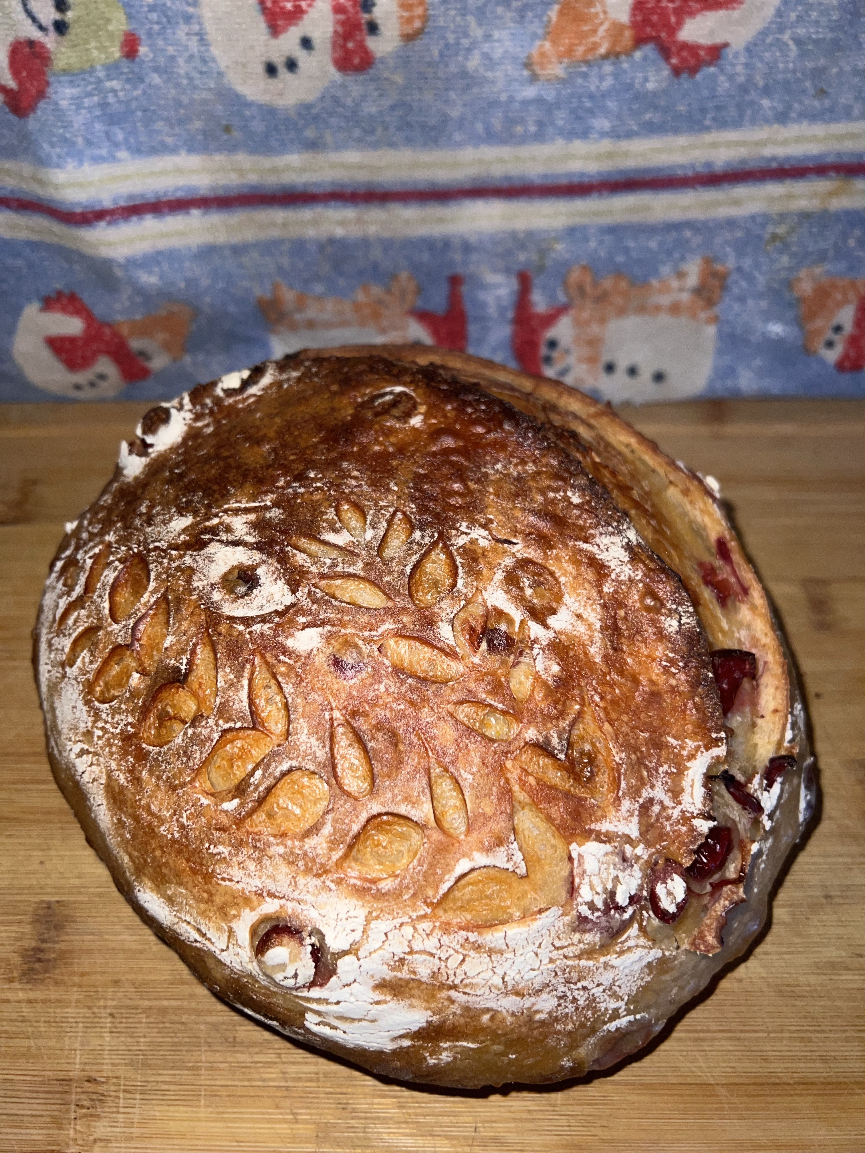 Inclusion Boule Sourdough Loaf