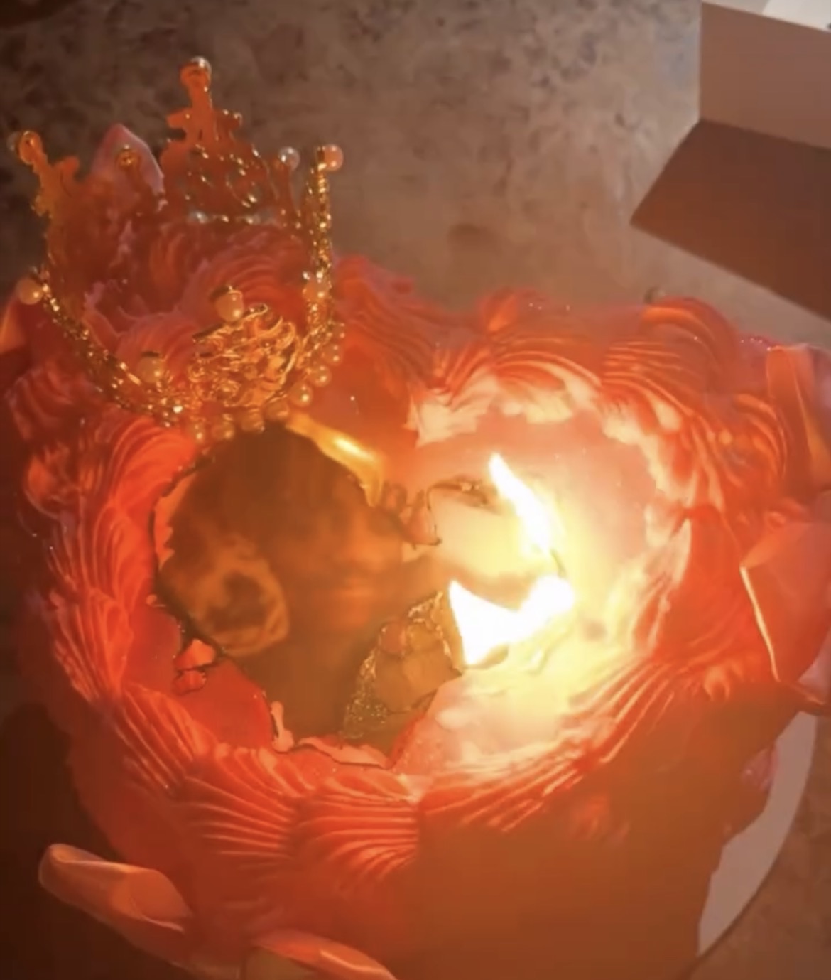 Heart Burn Cake