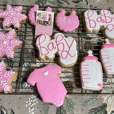 Baby Girl, Sugar cookie, your design