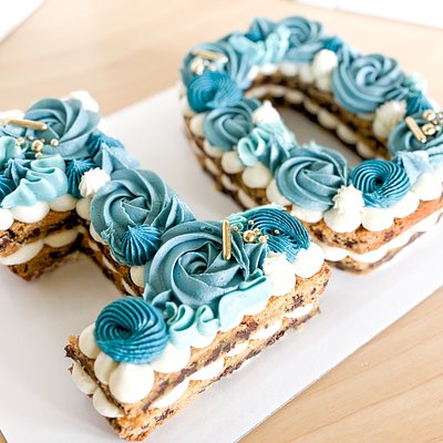 Shaped Cookie Cake