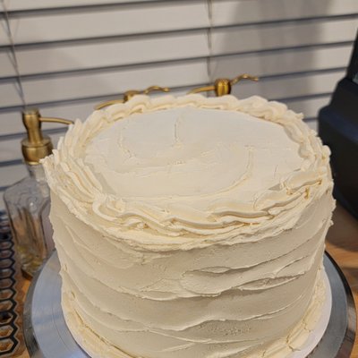 White Bakery Style Layer Cake