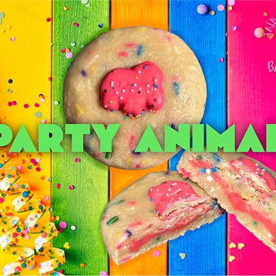 Half Dozen Party Animal Cookies 
