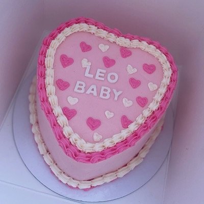 6inch Heart Cake