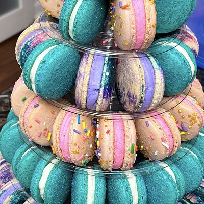 6 Tiered Macaron Tower