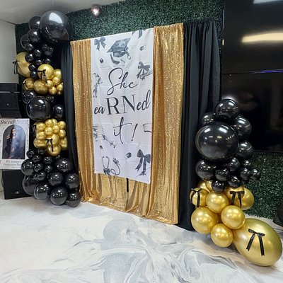 Luxe Backdrop + Balloon Display