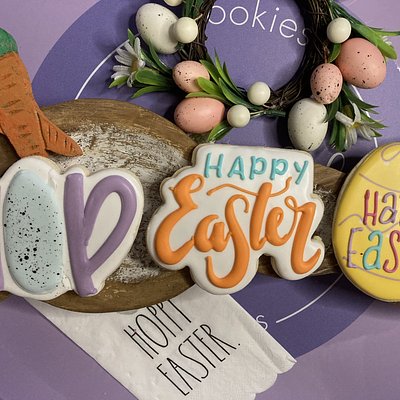 Individual Easter Cookies