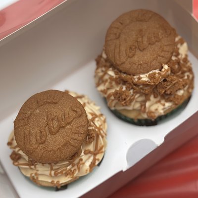 Biscoff Cookie Butter Cupcakes
