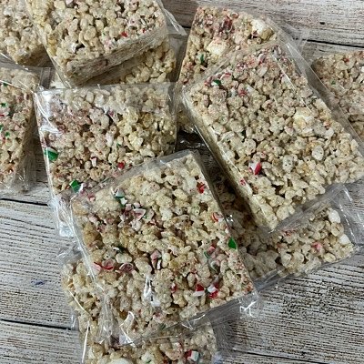 Rice Krispie Candy Cane