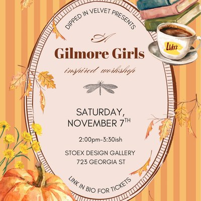Gilmore Girls Inspired Cake Workshop 📚☕️🎃
