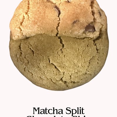 Matcha Chocolate Chip Split Cookie