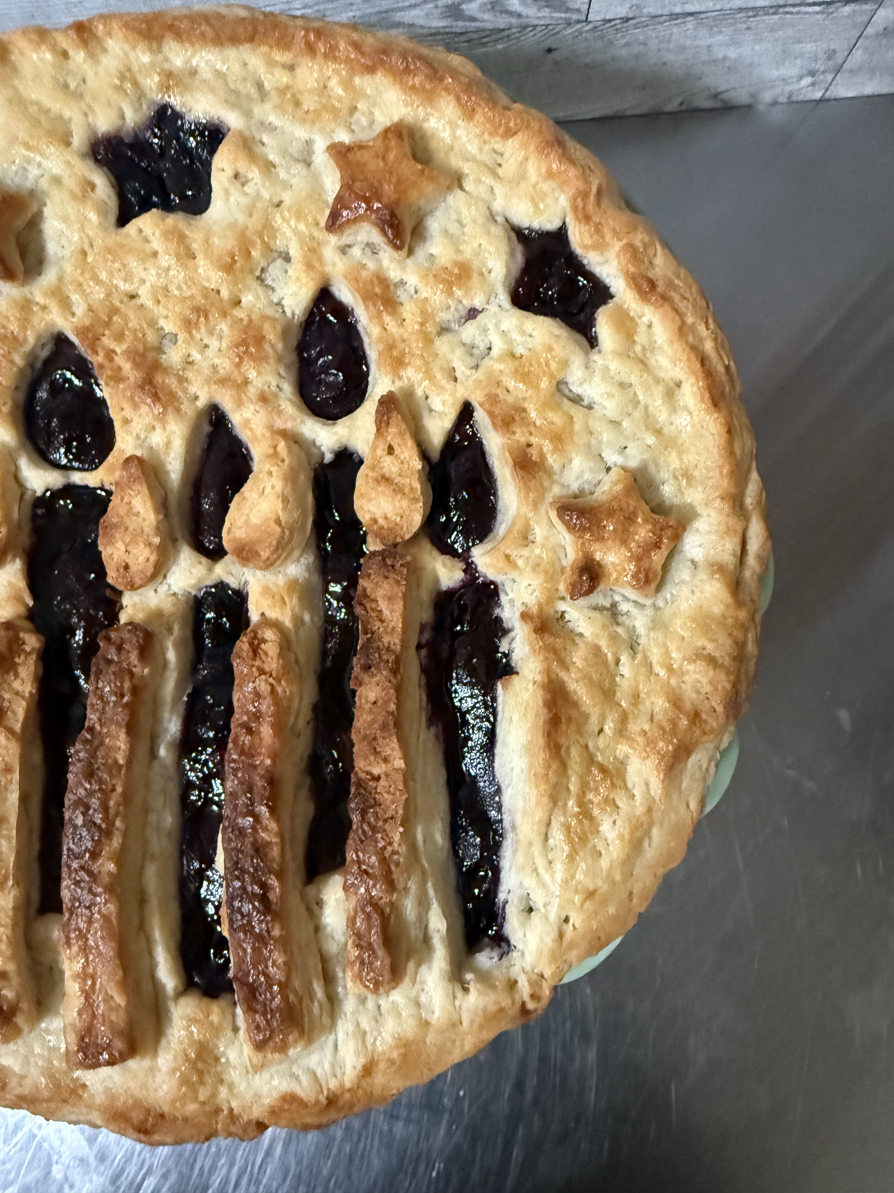 blueberry pie