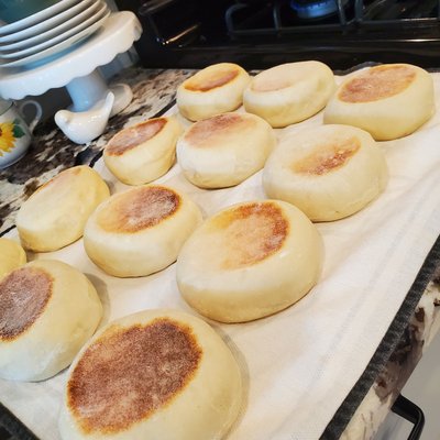  Sourdough English Muffins (8)