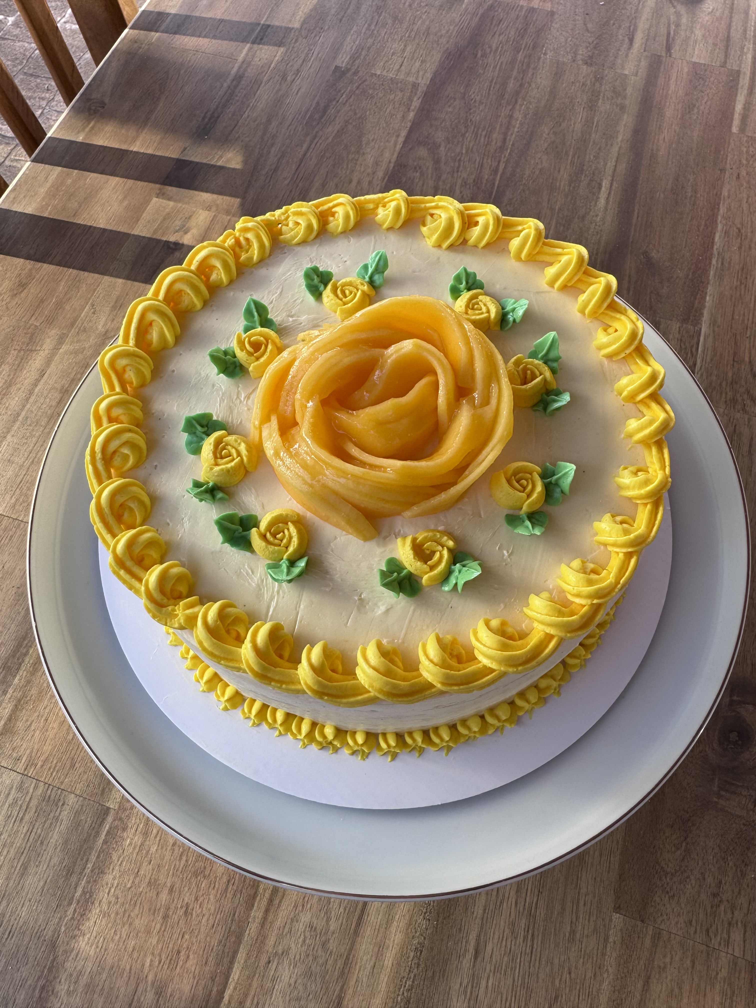 Vegan Mango Vanilla Cake