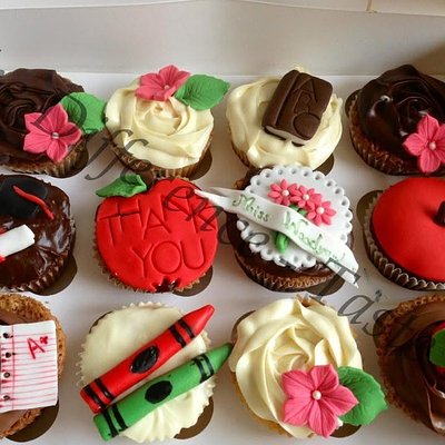 Teachers Cupcakes