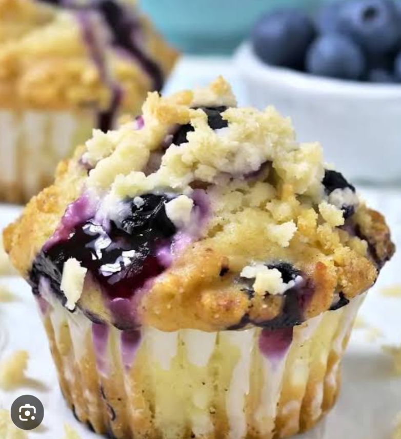 Blueberry Cream Cheese Muffins