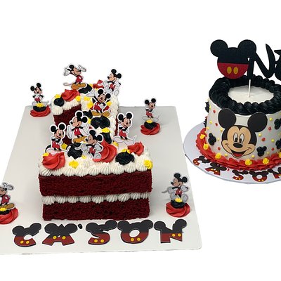 Letter Number Cake + Smash Cake