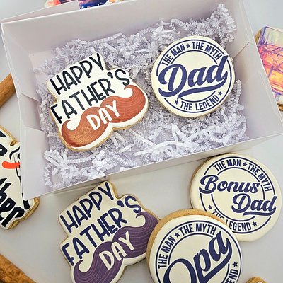 MUSTACHE DAD- Fathers Day set