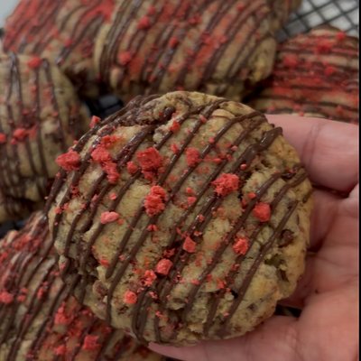 Chocolate Covered Strawberry Cookies