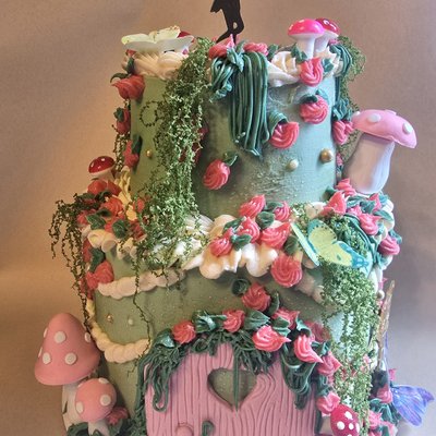 Two Tier Cake 2 Layer 8 inch And 4 inch 2 Layer Cake