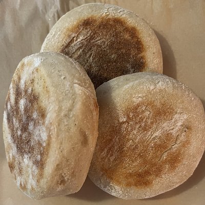 Sourdough English Muffins