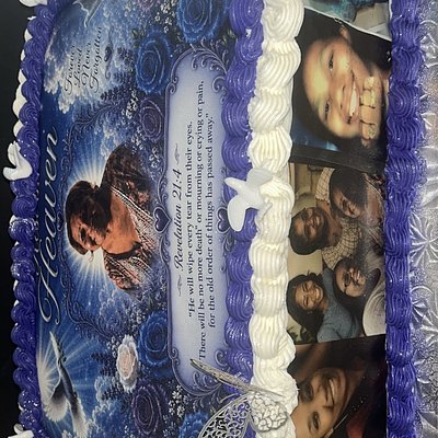 In loving memory picture cake! 