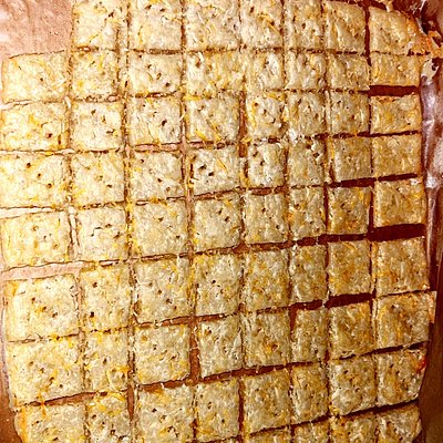 Sourdough cheez-its 