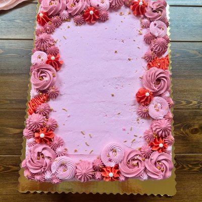 Doublelayer Sheet Cake 