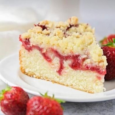 Strawberry Crumb Cake