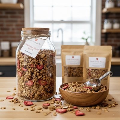 Strawberry Almond Granola