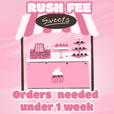 Rush order (Orders Needed Under 1 Week)
